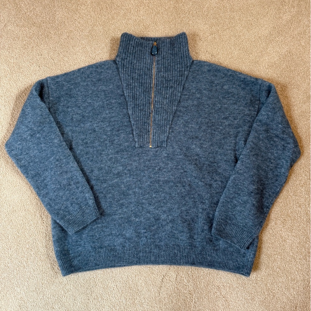 Sezane Tobias Jumper in Teal